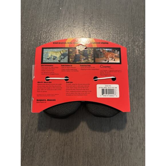 NWT Ultra Paws Durable Washable/Reusable/Skid Resistant Dog Boots Size 4/Small - Picture 3 of 7